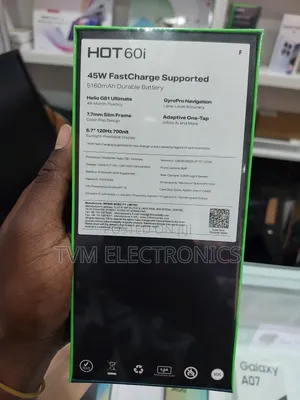 New Infinix Hot 60i 128 GB Black