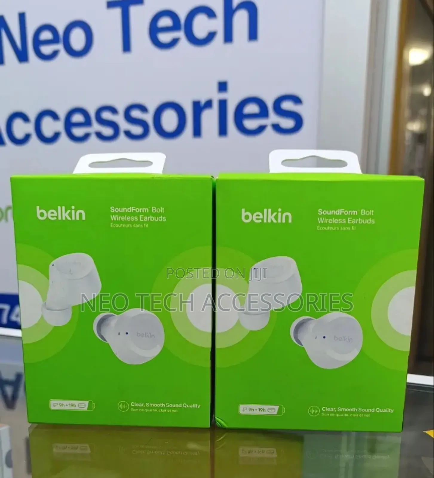 Belkin Soundform Bolt True Wireless Earbuds(White)