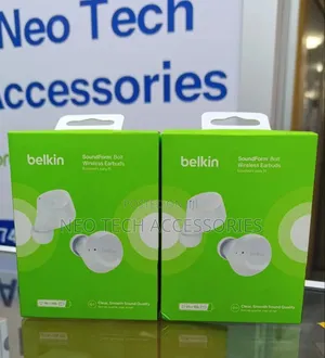 Belkin Soundform Bolt True Wireless Earbuds(White)