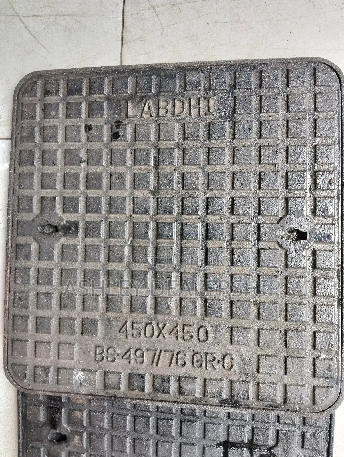 C Iron Manhole Cover 450 by 450