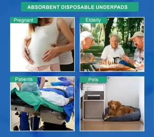 10pcs Disposable Absorbent Bed Underpads