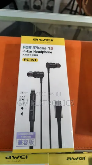 Awei Type-C Stereo Earphone. Pc-15t.
