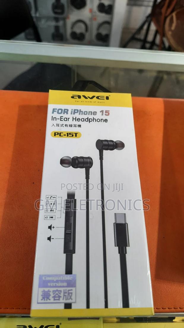 Awei Type-C Stereo Earphone. Pc-15t. - thumbnail 3