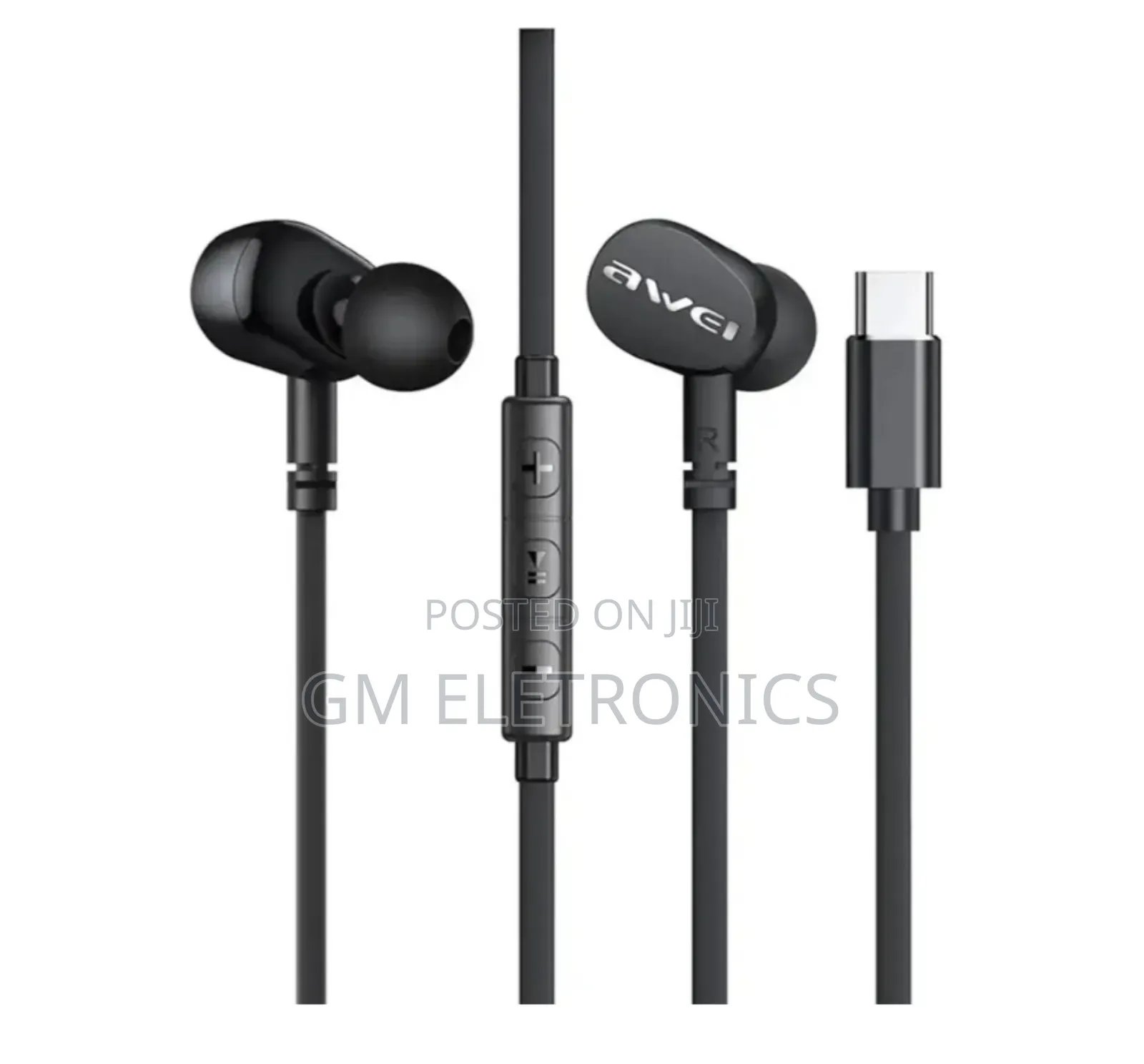 Awei Type-C Stereo Earphone. Pc-15t.