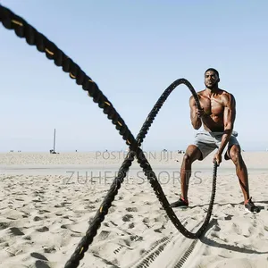 Battle Ropes, Heavy Duty Tug of War Rope, Strength Training
