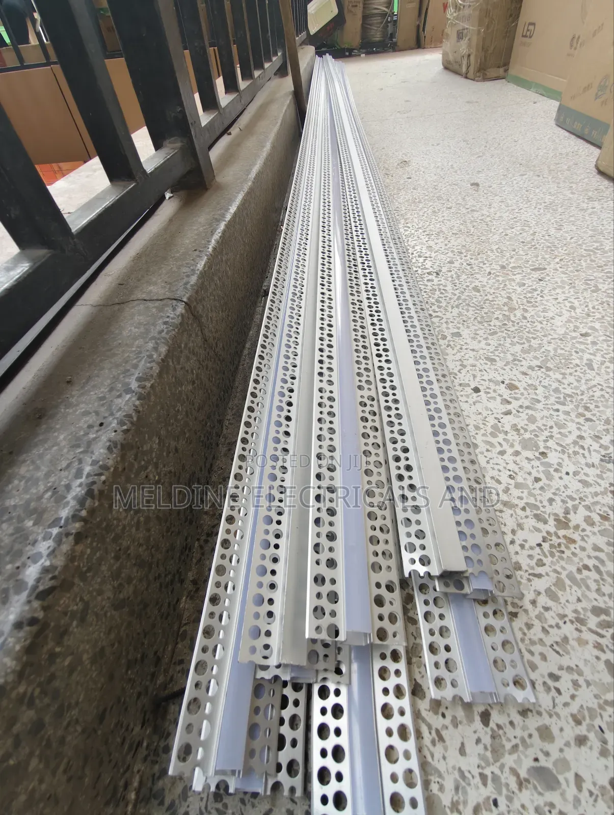Perforated Aluminium Profile Recessed 3meters