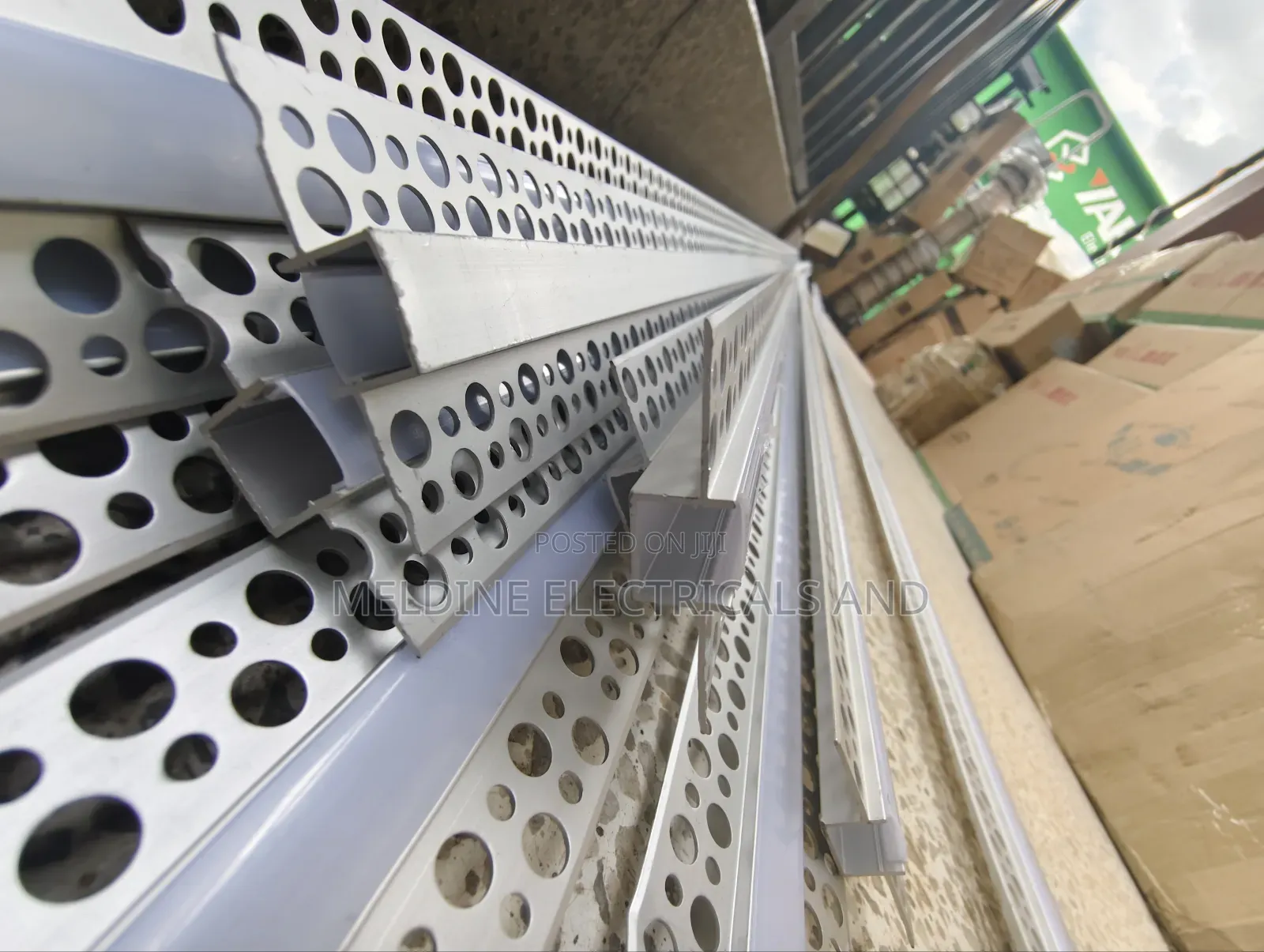 Perforated Aluminium Profile Recessed 3meters