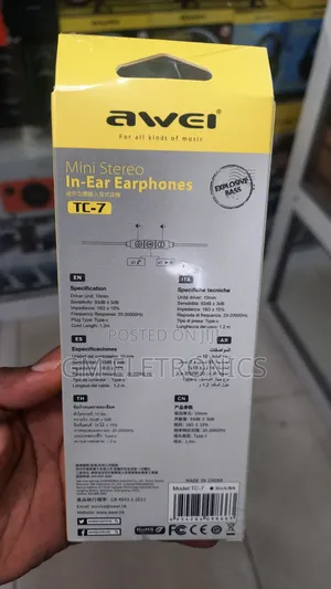Awei Tc 7 Wired Type-C Earphones.