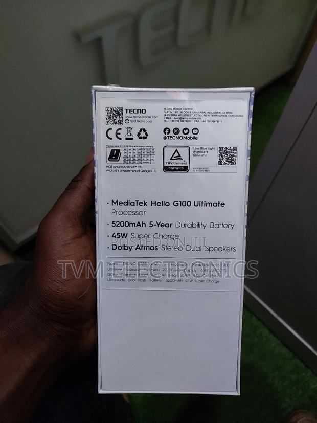 New Tecno Camon 40 Pro 4G 256 GB Black - thumbnail 2