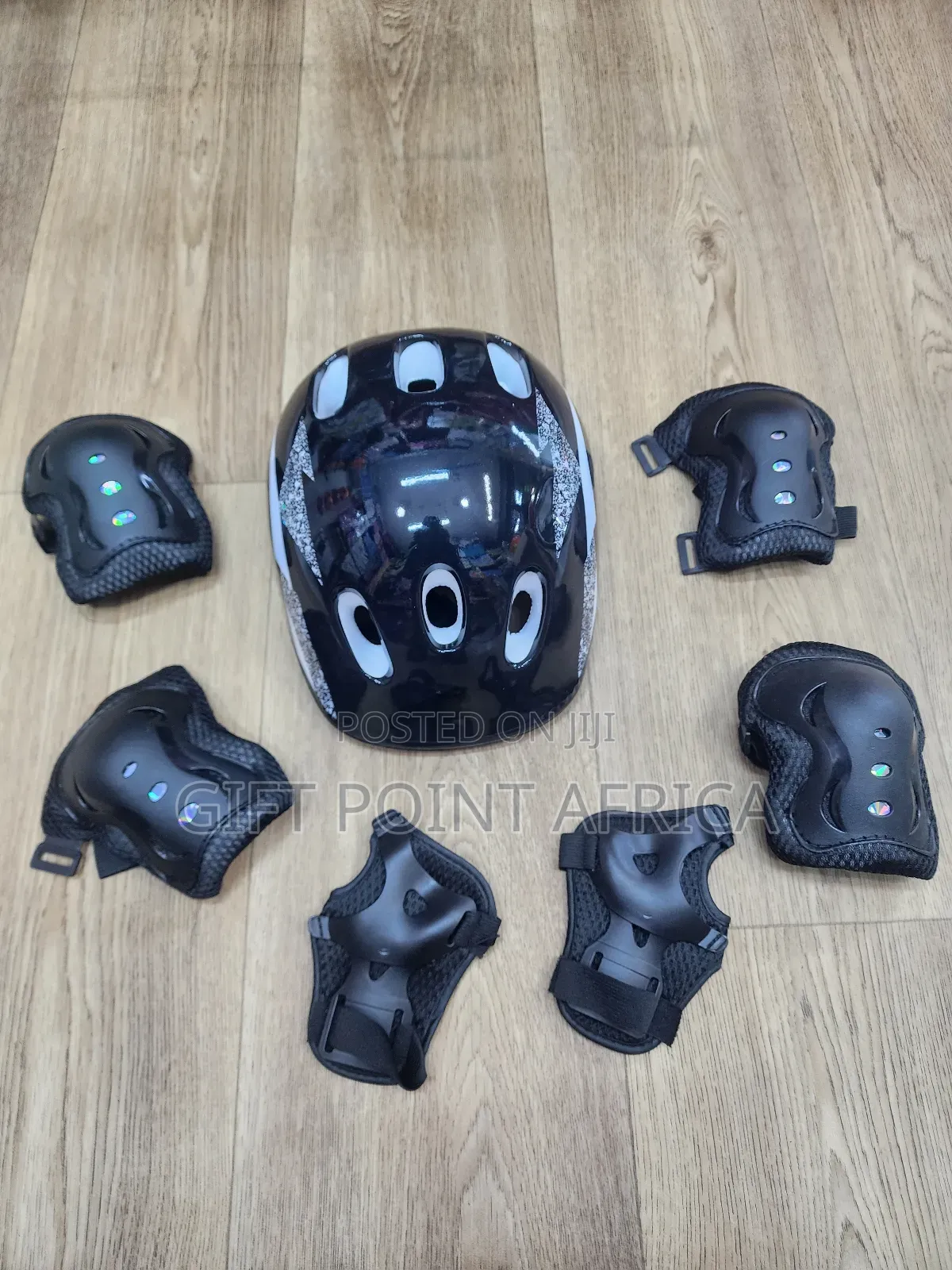 7 In 1 Black Protective Gears For Kids