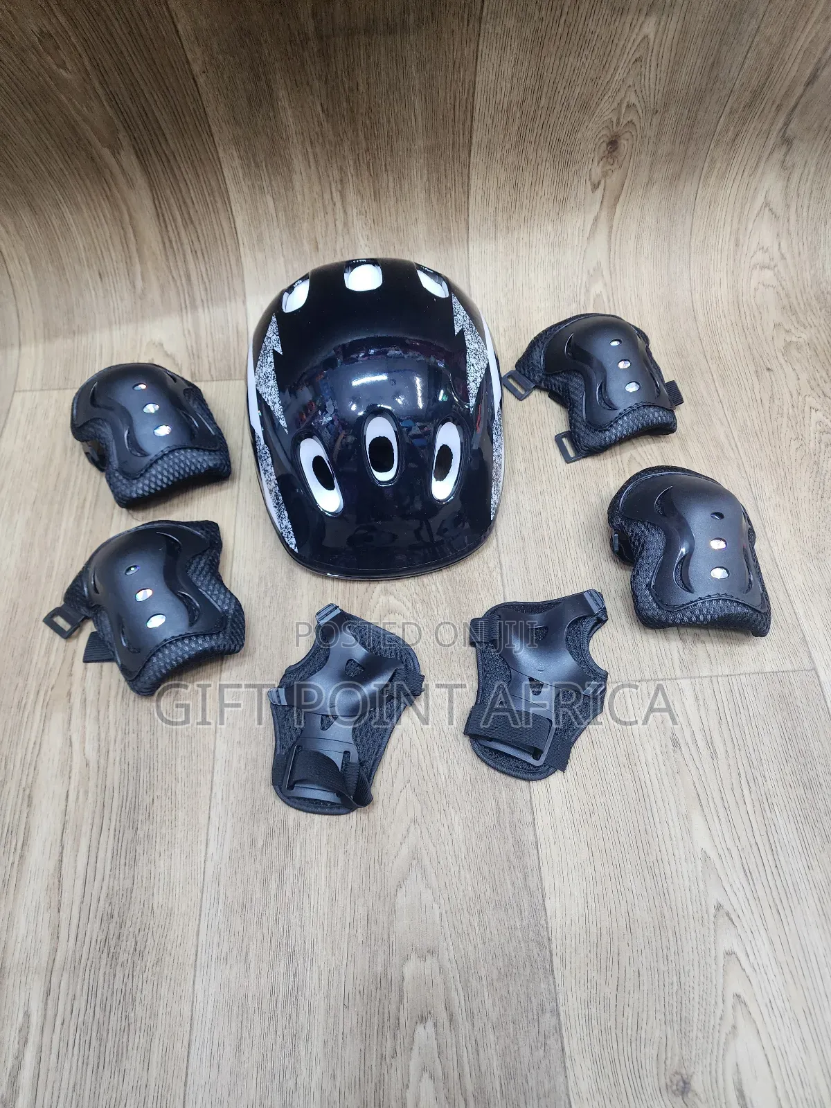 7 In 1 Black Protective Gears For Kids