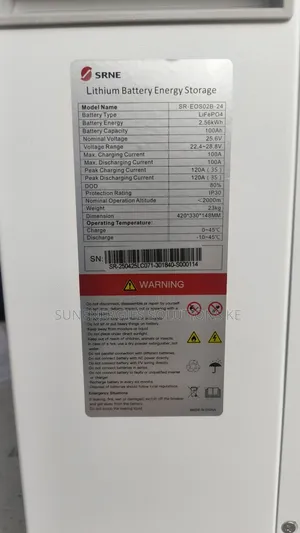 2.56kwh 25.6v 100ah Srne Lithium Battery