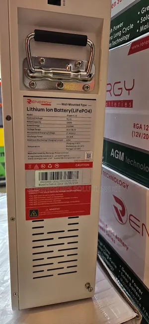 5.12kwh 48v 100ah Renergy Lithium Battery