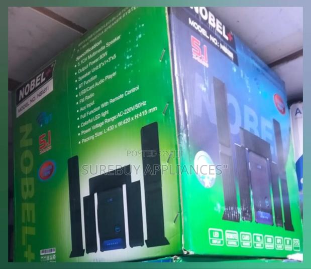 Nobel Plus 5.1 Subwoofer Nb-1211 Home Theater Bluetooth Speaker