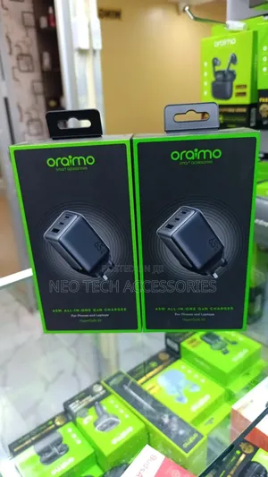 Oraimo Hypergan 65 65w Gan Wall Charger Kit With 100w Cc Cable