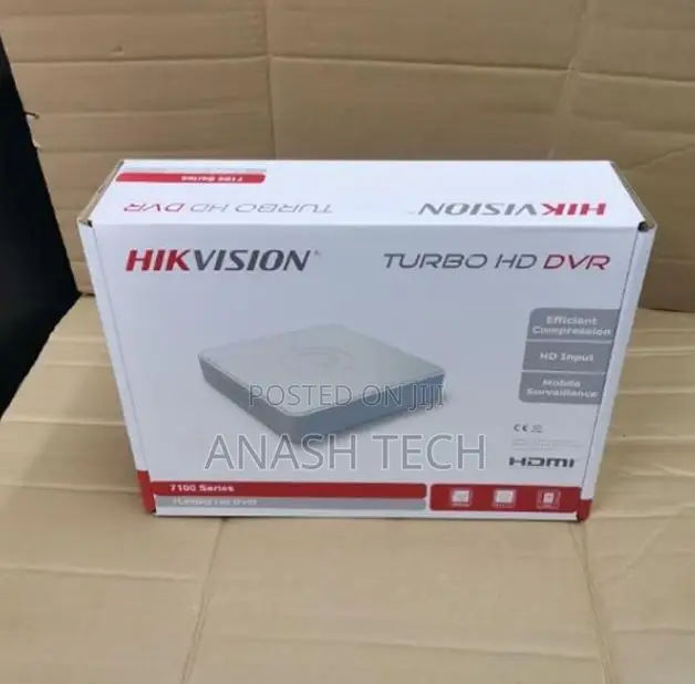 Hikvision 8 Channel Latest Quality 1080p DVR Machine-White