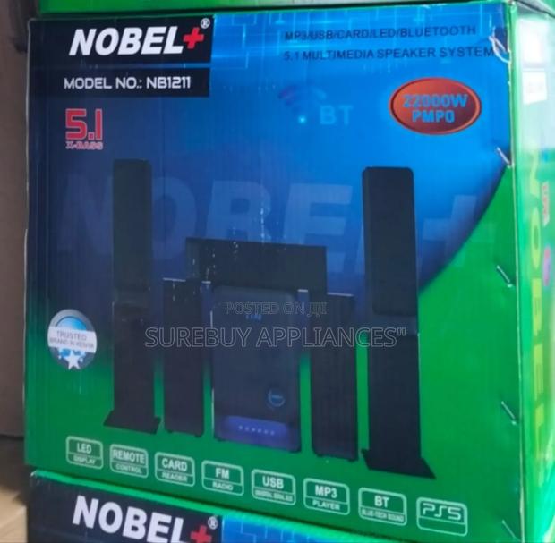 Nobel 5.1 Channel Subwoofer Nb-1211 Home Theater System 22000w