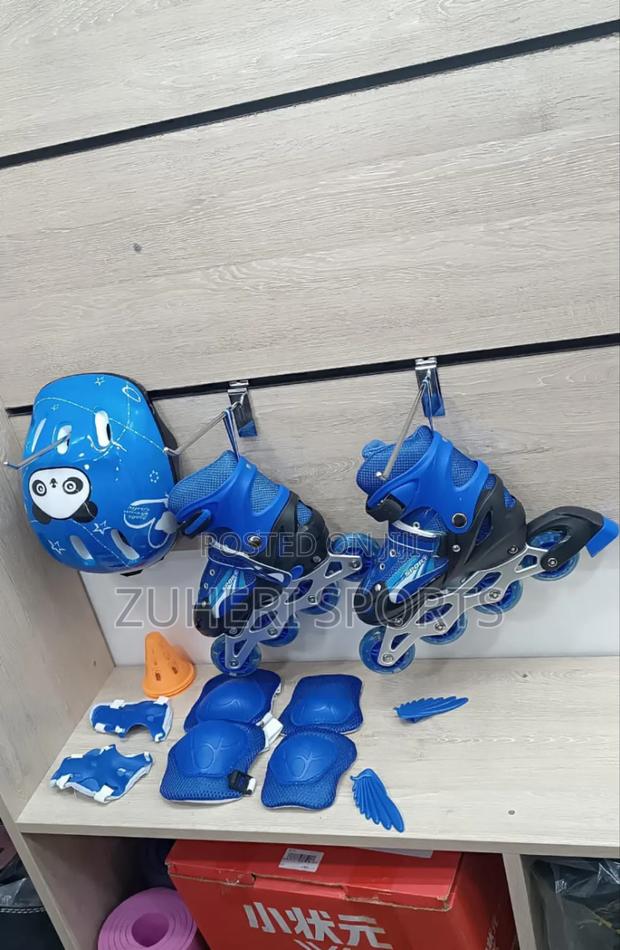 Inline Skate Shoes Adjustable Size for Growth - thumbnail 3