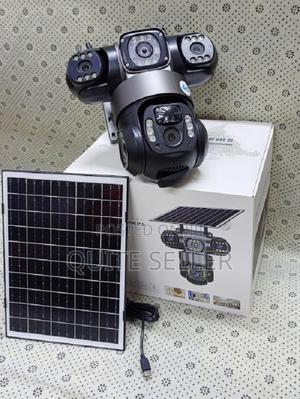 Triple-Lens 4g Solar CCTV Surveillance Camera Three Screens - thumbnail 2