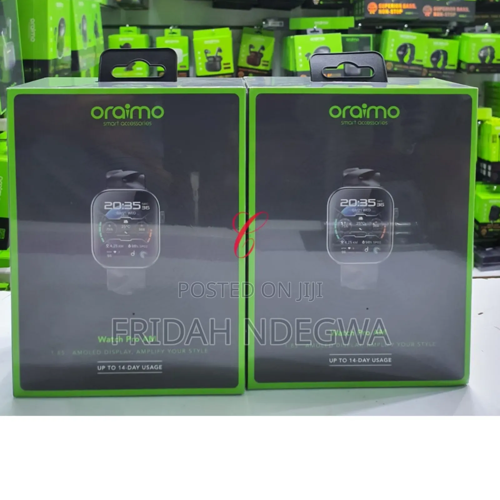 Oraimo Watch Pro Am Osw-811h 1.85′′ Amoled Ip68 Smart Watch