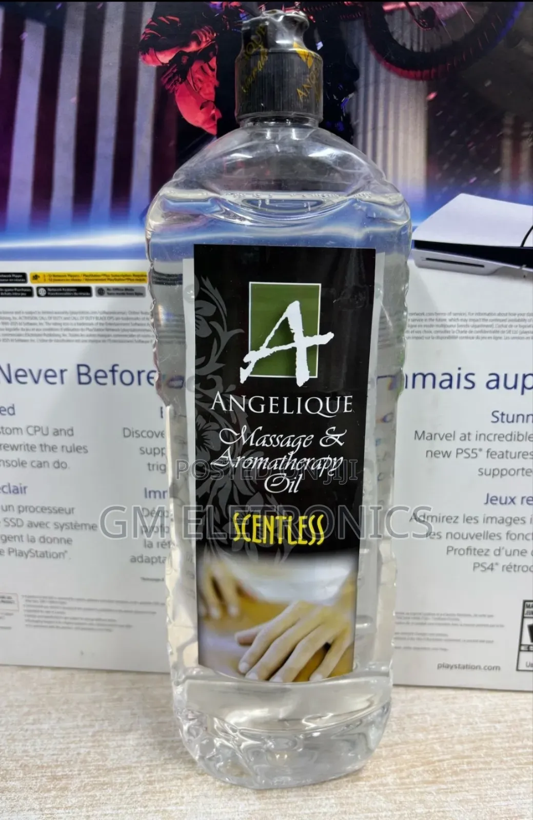 Angelique Scentless Massage Aromatherapy Oil 1l.