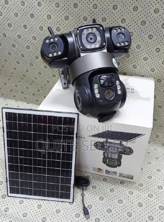 4g Smart Triple Lens PTZ Camera With Full 360° View
