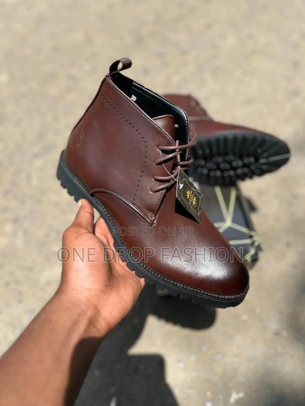 Men Quality Leather Boots Sizes 39-45 - thumbnail 2