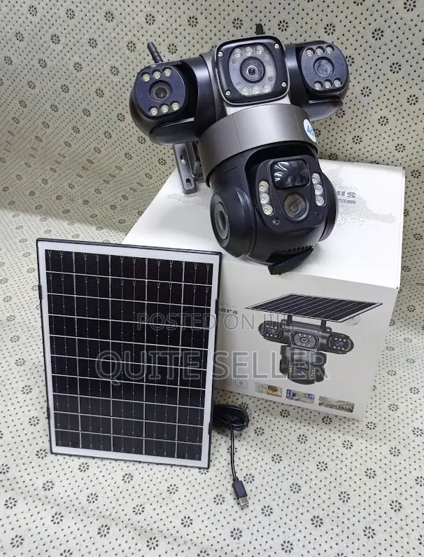 4g Triple Lens Dual Lens Solar Camera - Smart Motion Detection