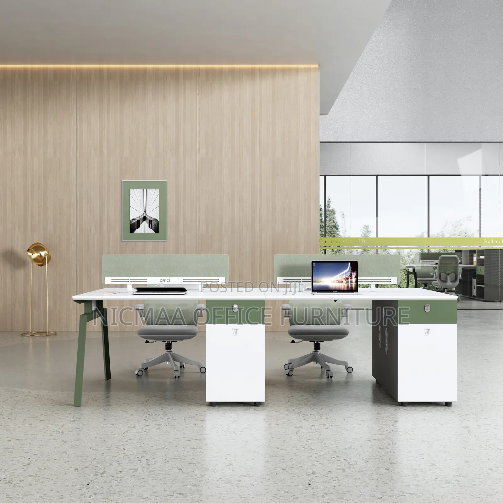 2-Persons Functional Collaboration-Ready Workstation