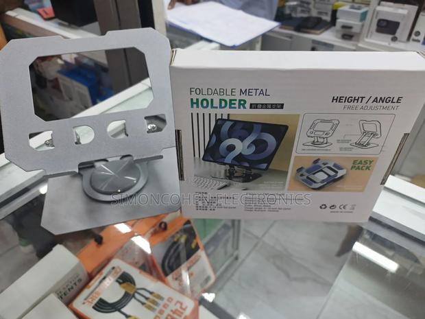 Foldable Metallic Laptop Stand - thumbnail 2