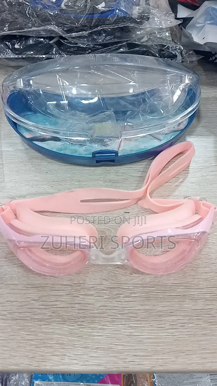 Adult Swim Goggles, Anti-Fog, Airtight Leak Proof Adjustable Strap