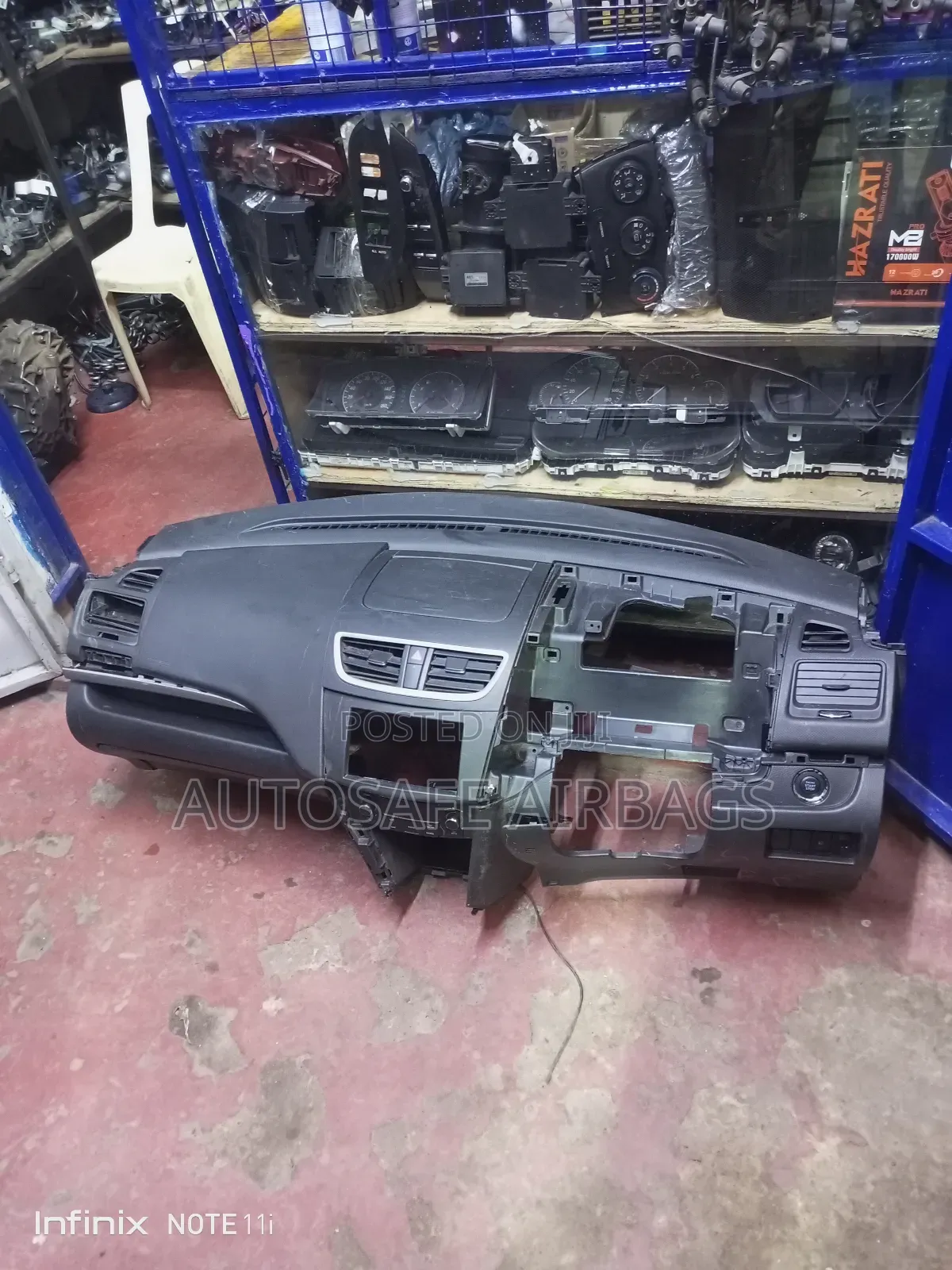 Suzuki Swift Dashboard With Airbag