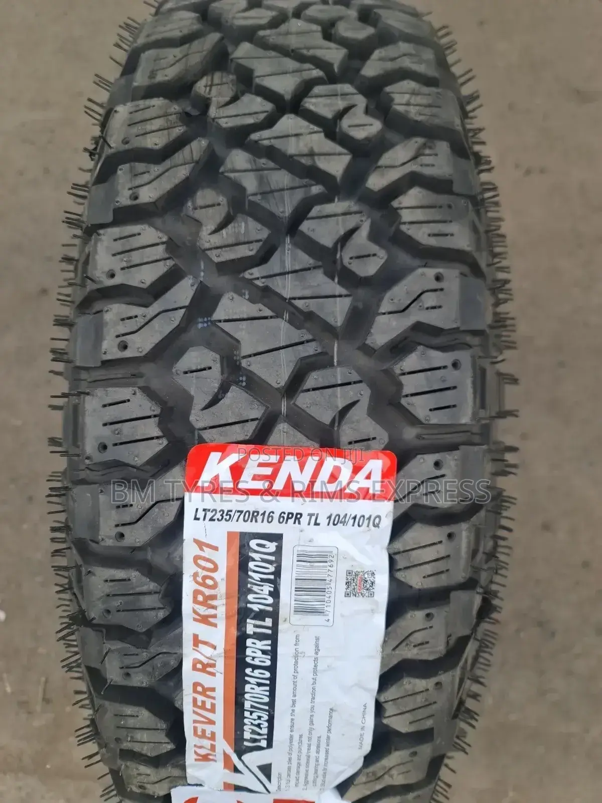 235 /70 R16 Kenda Tyres (Rugged Terrrain)