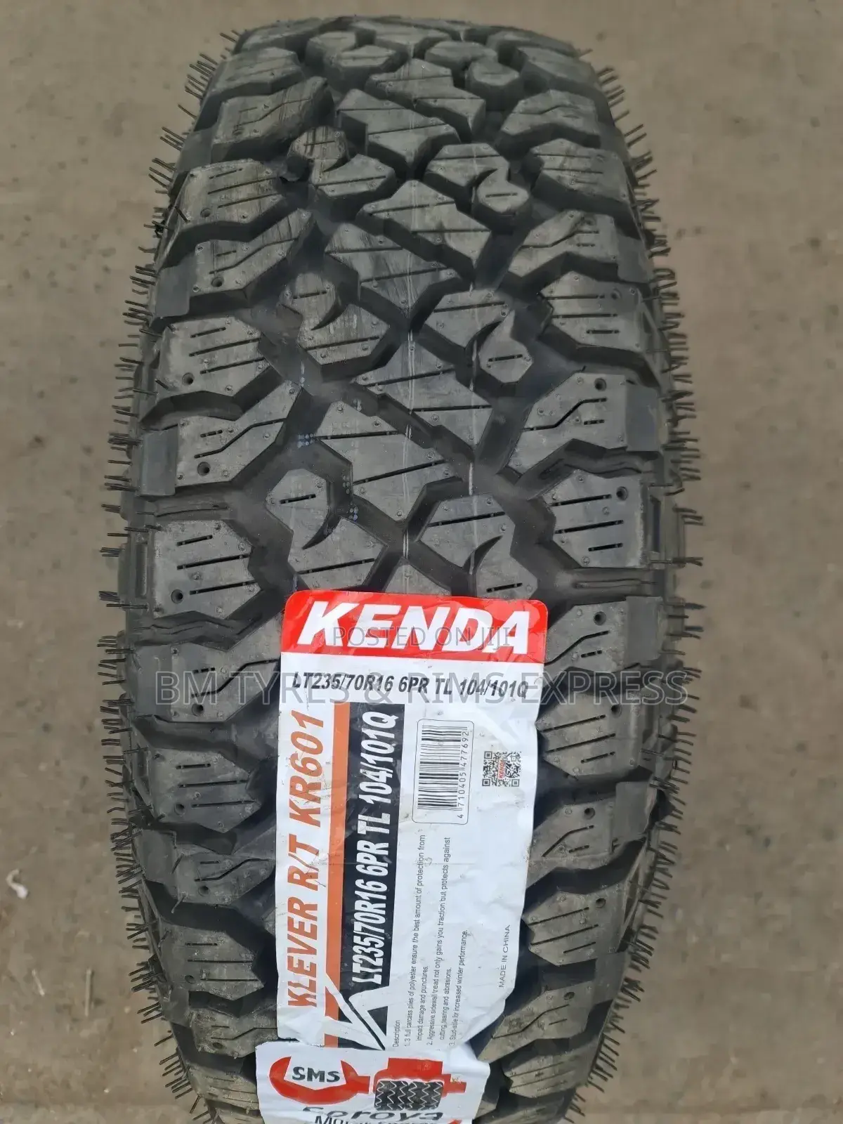 235 /70 R16 Kenda Tyres (Rugged Terrrain)