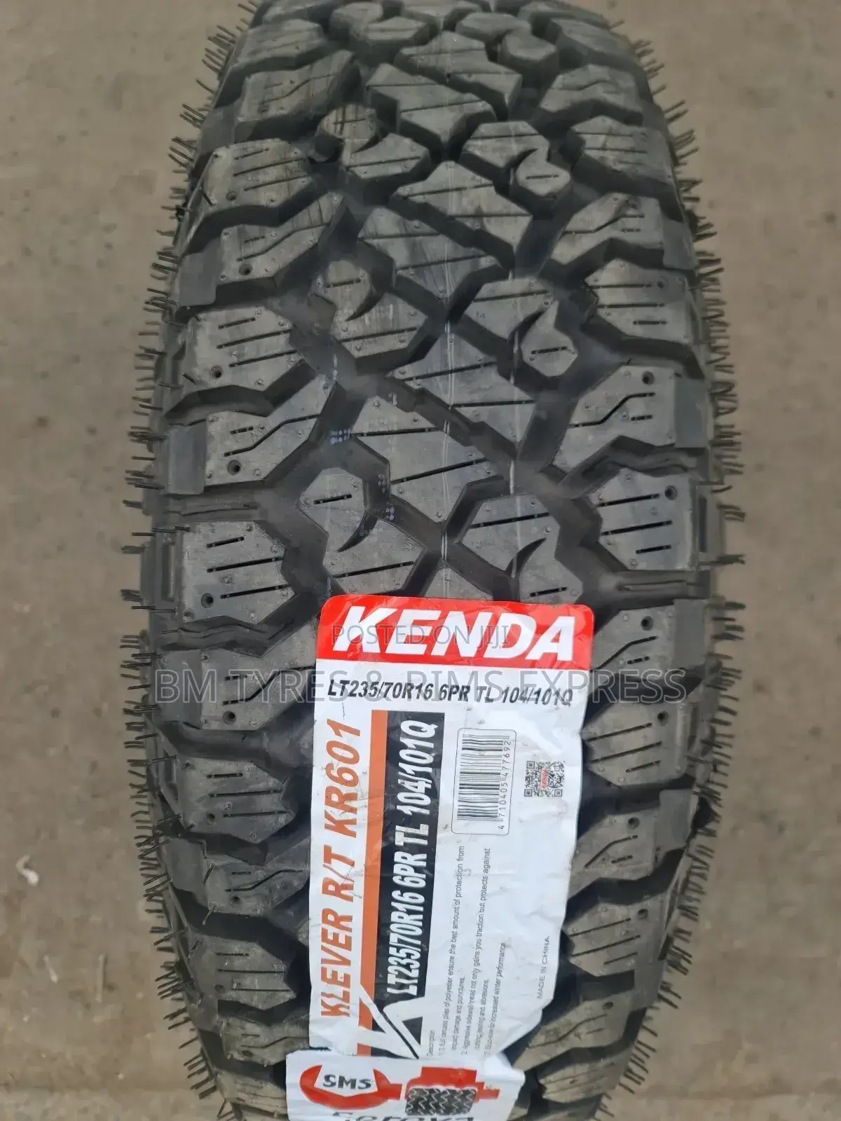 235 /70 R16 Kenda Tyres (Rugged Terrrain)