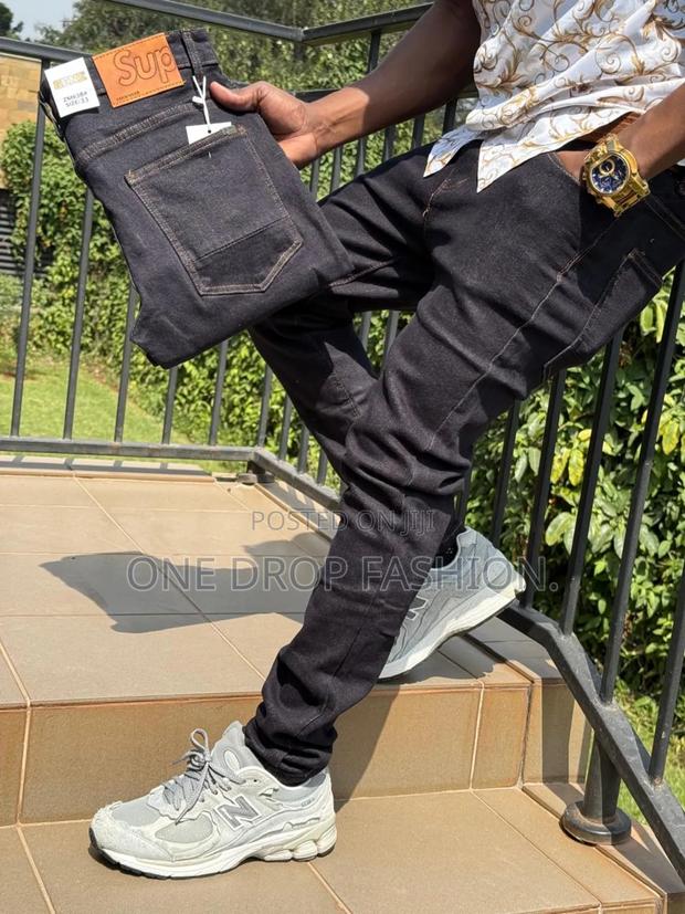 Men Tapered Jeans Sizes 30-38) - thumbnail 2
