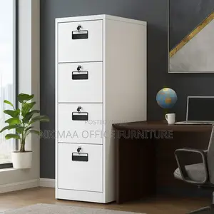 5-Drawer Secure, Sleek Office-Ready Filling Cabinet