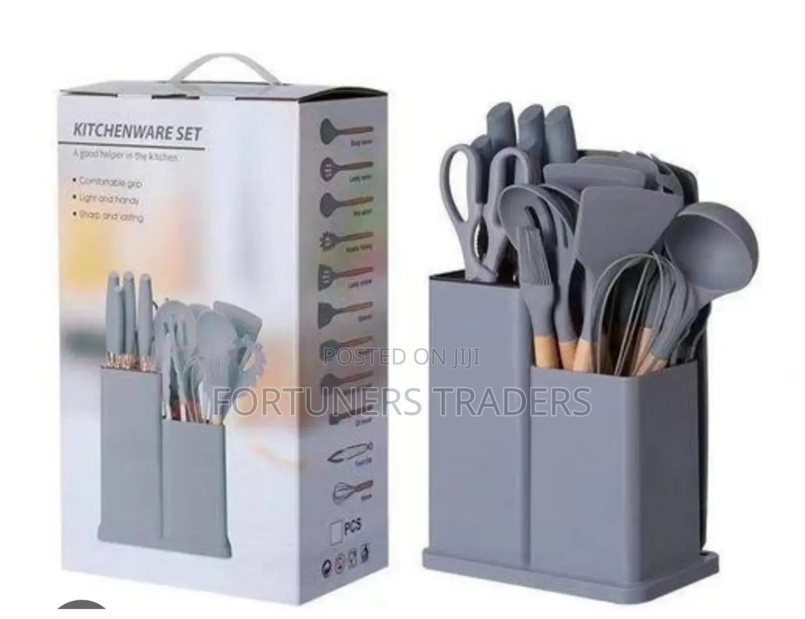 Silicone Spoons 19pcs/19pcs Silicone Spoons and Knives