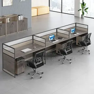 3-Person Organized, Efficient Ready for Action Workstation