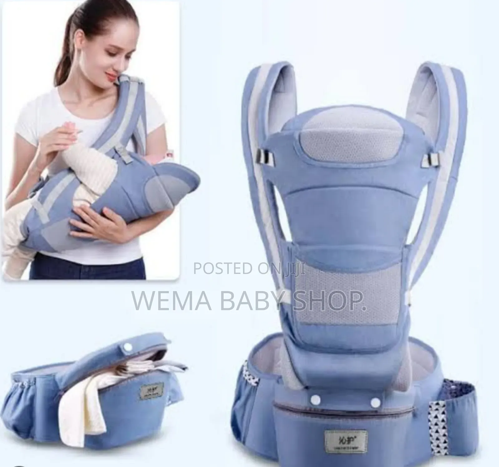 3 in 1 Ergonomic Baby Carrier With a Hip Seat
