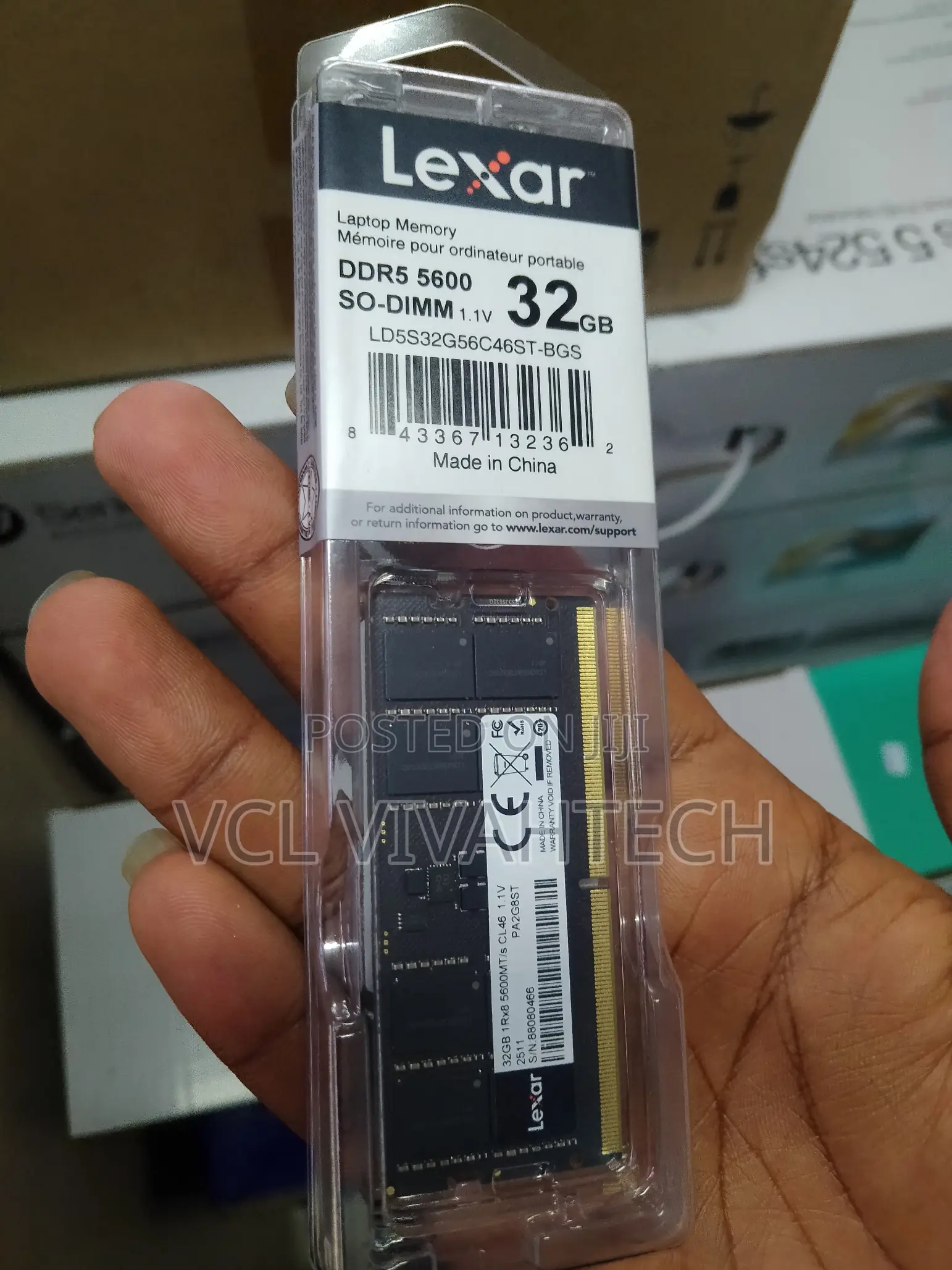 Lexar Ddr5 5600 32gb Laptop Ram