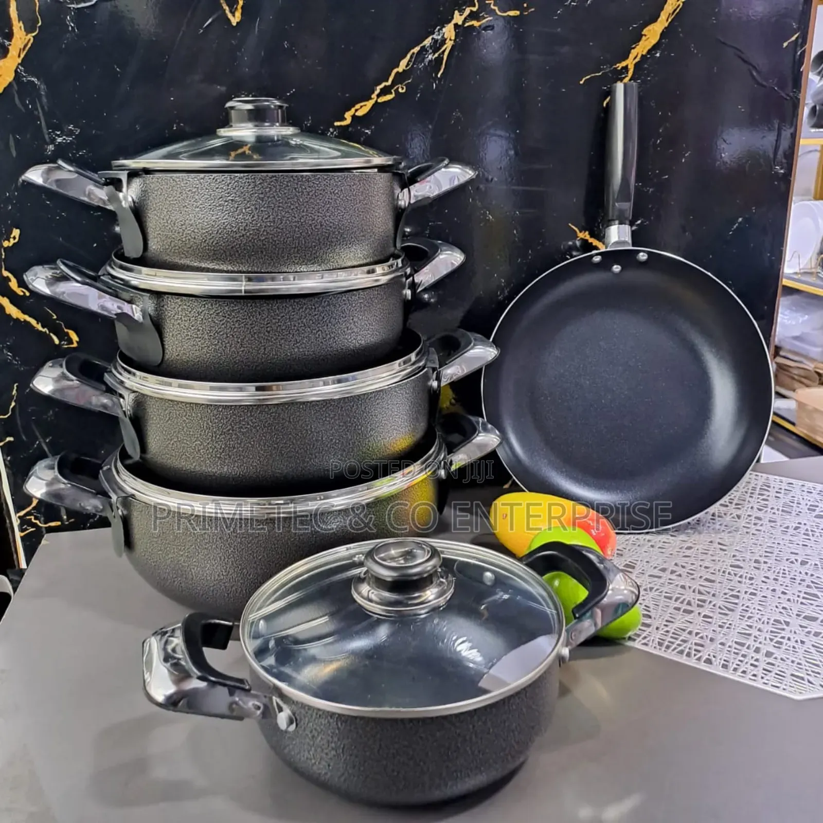 *11pc Non-Stick Jp Cookware