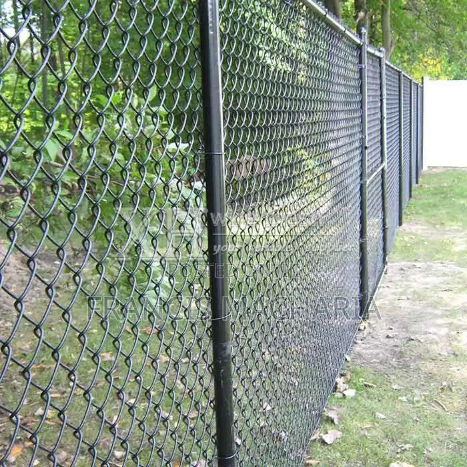 Galvanised Chainlink Fence