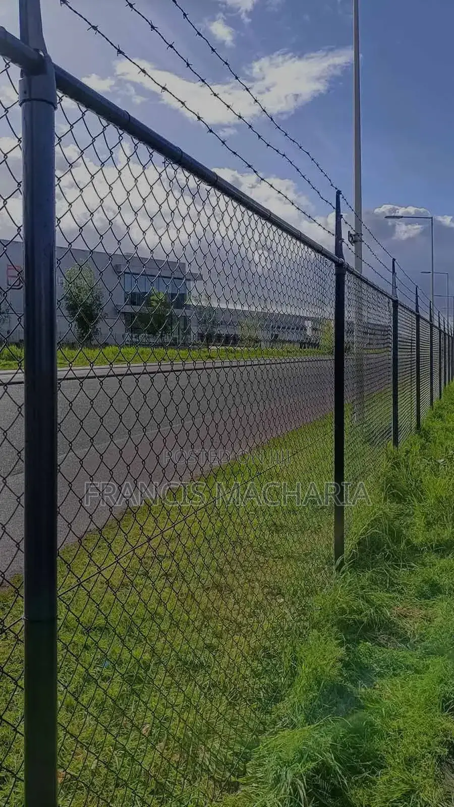 Galvanised Chainlink Fence