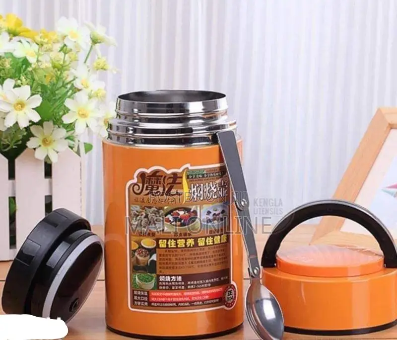 800ml Stainless Steel Vacuum Food Flask Jar Insulated Thermos