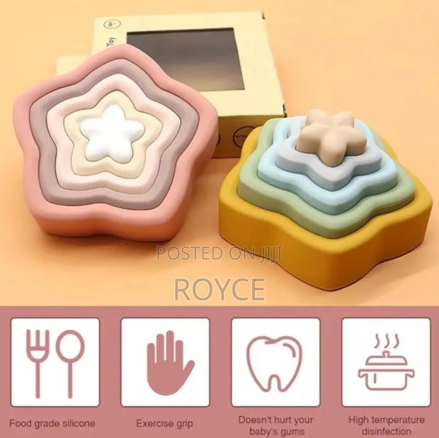 Silicone Flower Stacking Toy - thumbnail 4