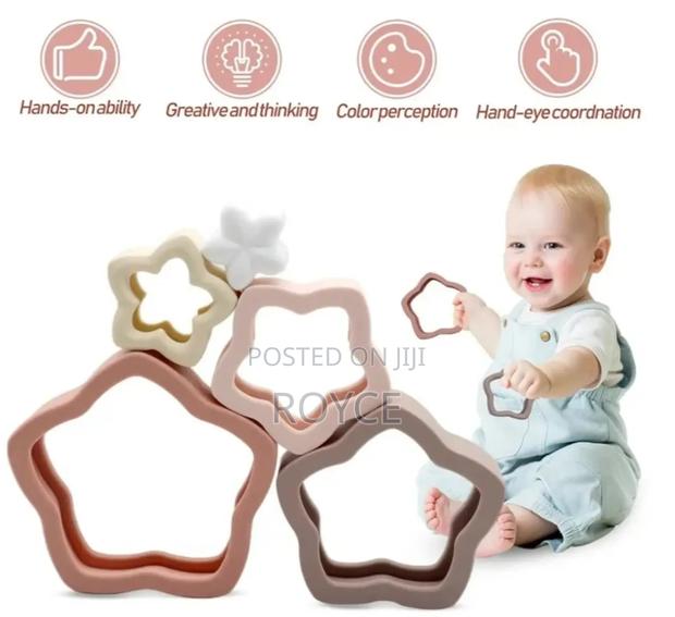 Silicone Flower Stacking Toy - thumbnail 5