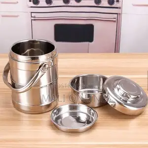 1.2l Stainless Steel Thermal Lunch Box – Double Layer Bento Food Flask
