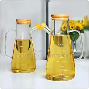 Bamboo Lid 900ml Oil Dispensing Bottle