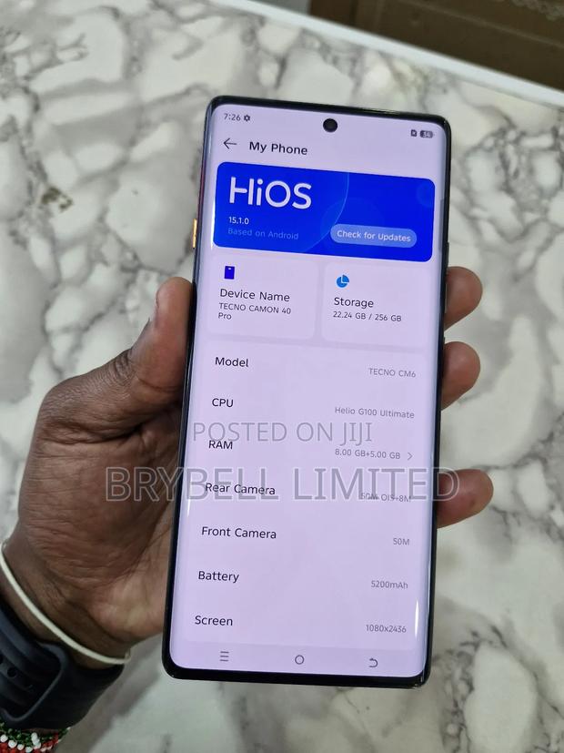 Tecno Camon 40 Pro 256 GB Gray - thumbnail 8